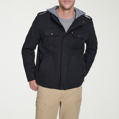 Levi's Mens Big and Tall Sherpa Lined Hooded Midweight Work Jacket