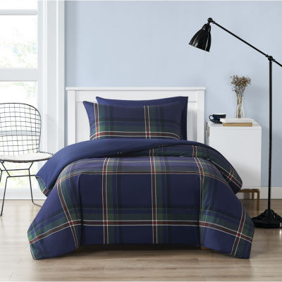 Truly Soft Bronson Plaid Midweight Comforter Set