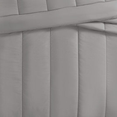 Brooklyn Loom Cotton Percale Midweight Comforter Set