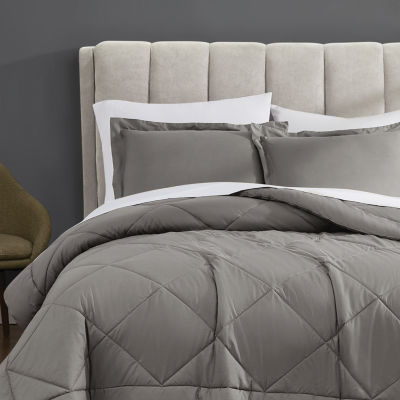 Cannon Solid Percale Midweight Comforter Set