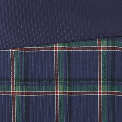 Truly Soft Bronson Plaid Quilt Set