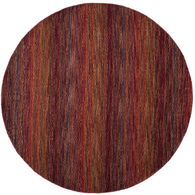 Safavieh Himalaya Collection Lysette Striped Round Area Rug