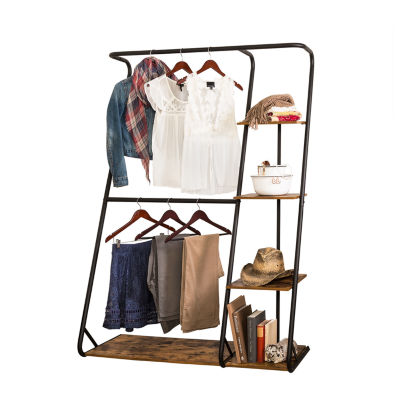 Honey-Can-Do 5-Shelf Shelving Unit, Color: Rustic - JCPenney