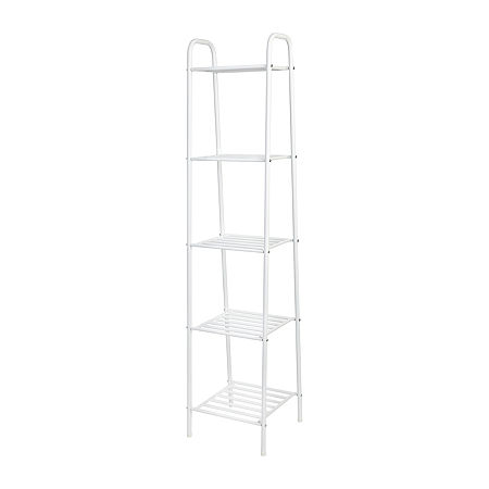 Honey-Can-Do 5-Shelf Shelving Unit, One Size, White