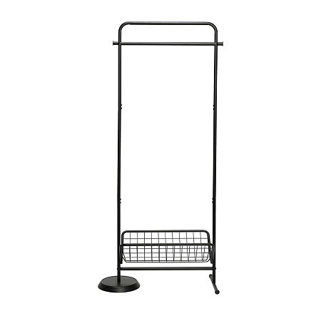 Honey-Can-Do Black Swivel Garment Rack, One Size, Black