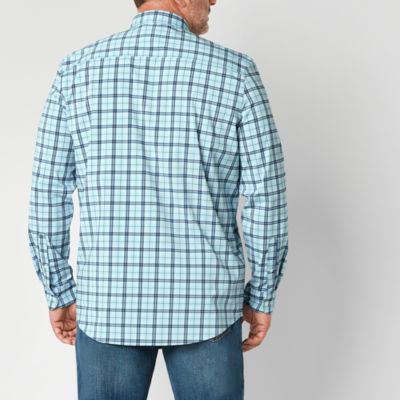 St. John's Bay Performance Big and Tall Mens Classic Fit Long Sleeve Button-Down Shirt