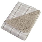 Trend Lab Gray And White Plaid Flannel 1 Pair Receiving Blanket