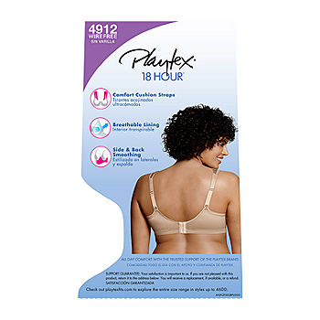 Playtex 18 Hour Women`s Undercover Slimming Wirefree Bra, 4912