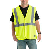 Berne Big and Tall Mens High Visibility Safety Vest, Color: Brt