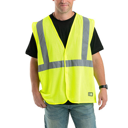 Berne Mens High Visibility Safety Vest, X-large-xx-large, Yellow