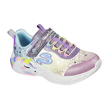 Trouw Preek oogst Skechers S-Lights Unicorn Dreams Little Girls Sneakers, Color: Light Purple  Multi - JCPenney