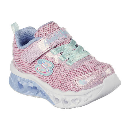  Skechers Flutter Heart Lights Toddler Girls Sneakers