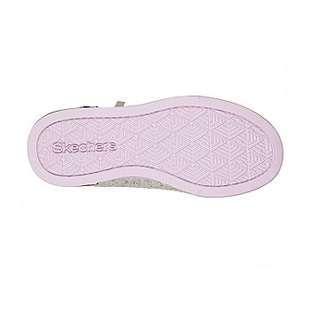 Skechers Kids Girls Street Shoutouts 2.0-Glitter Steps Sneaker,  Lavender/Multi, 2 Little Kid