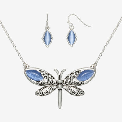 Mixit Dragonfly Necklace & Drop Earring 2-pc. Jewelry Set