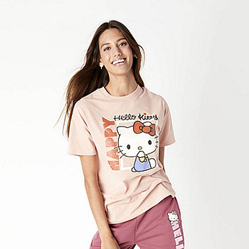 Sanrio Girls Hello Kitty, Crew Neck, Short Sleeve, Graphic T-Shirt, Sizes  4-16 