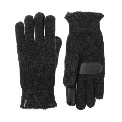 Isotoner Midweight Chenille Smartouch 1 Pair Touch Screen Enabled Cold Weather Gloves