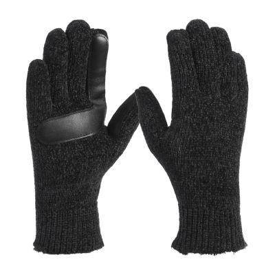 Isotoner Midweight Chenille Smartouch 1 Pair Touch Screen Enabled Cold Weather Gloves