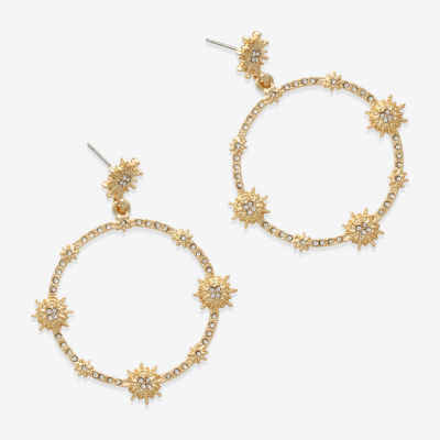 Mixit Hypoallergenic Gold Tone Star Drop Earrings