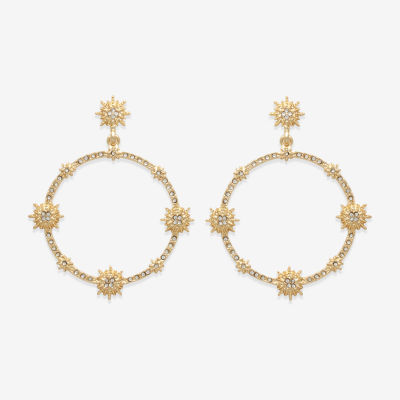 Mixit Hypoallergenic Gold Tone Star Drop Earrings