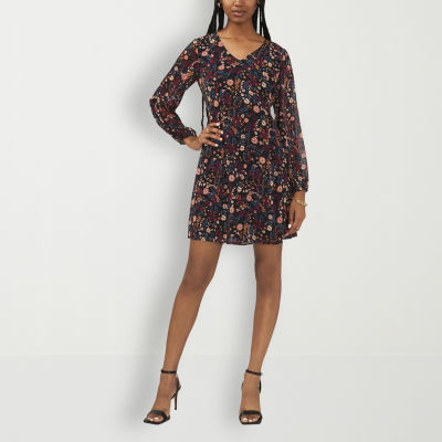 MSK Long Sleeve Shift Dress