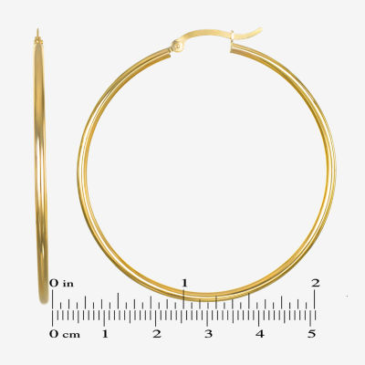 14K Gold 15mm - 50 mm Hoop Earrings