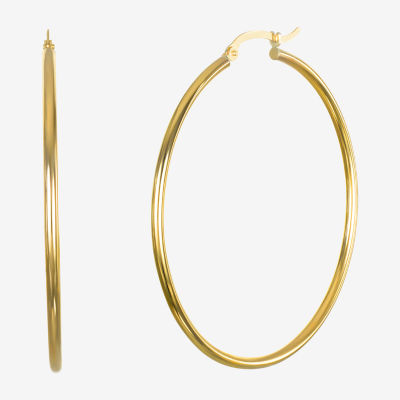 14K Gold 15mm - 50 mm Hoop Earrings