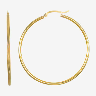 14K Gold 15mm - 50 mm Hoop Earrings