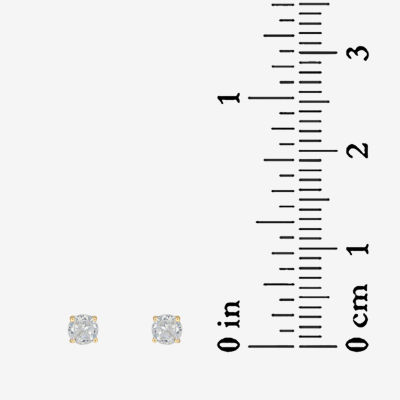 Womens 2 CT. T.W. Cubic Zirconia 18K Gold Over Silver Heart 2-pc. Jewelry Set