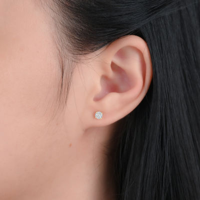 Womens 2 CT. T.W. Cubic Zirconia 18K Gold Over Silver Heart 2-pc. Jewelry Set