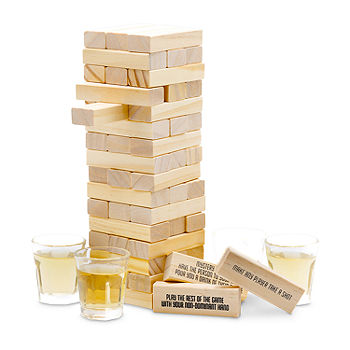 Five Oak Boozy Teetering Tower Adult Jenga, Color: Brown - JCPenney