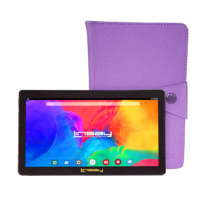 Linsay 7" Quad Core 32GB Storage Android 12 Tablet With Case, Holder And Pen