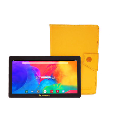 Linsay 7" Quad Core 32GB Storage Android 12 Tablet With Case, Holder And Pen