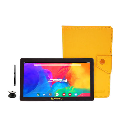 Linsay 7" Quad Core 32GB Storage Android 12 Tablet With Case, Holder And Pen