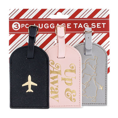 Pink Sky 3-pc. Luggage Tag