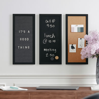 Martha Stewart Chalk/Cork/Letter Board Set