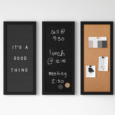 Martha Stewart Chalk/Cork/Letter Board Set