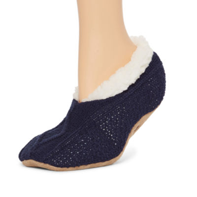 MUK LUKS Sherpa Ballerina Slipper Socks