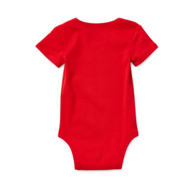 Okie Dokie Baby Boys Crew Neck Short Sleeve Bodysuit