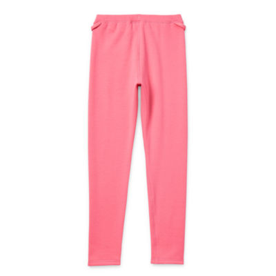 Thereabouts Little & Big Girls Adaptive Fleece Lined Easy-on + Easy-off Seated Wear Knit Full Length Leggings