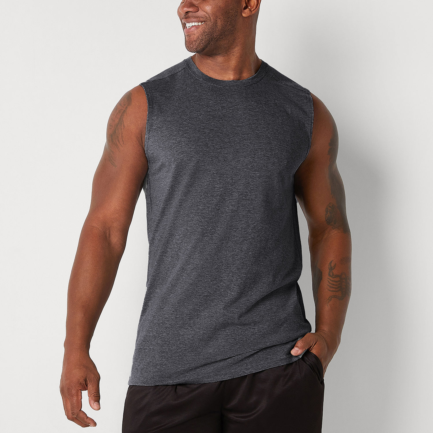 Xersion Cotton Mens Big and Tall Sleeveless Muscle T-Shirt - JCPenney