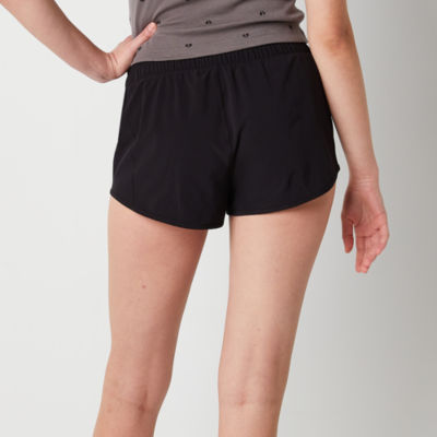 Arizona Womens Mid Rise Shortie Short-Juniors