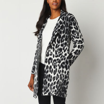 Lucky Brand Leopard-Print Faux-Fur Coat - Macy's