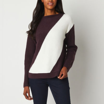 Tahari ASL Women's Faux Double-Breasted Blazer, Round-Neck Short-Sleeve  Sweater Top & Mid-Rise Ponte Ankle Pants - Macy's