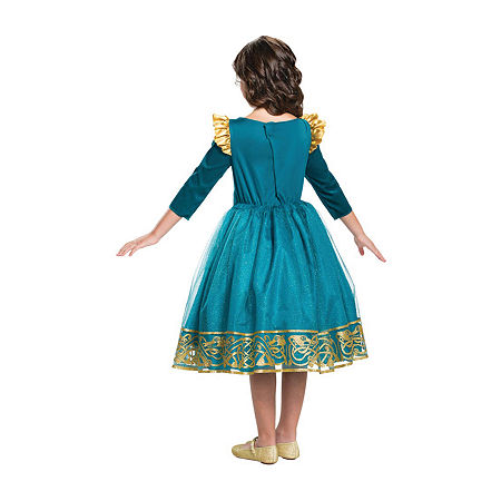 Girls Merida Classic Princess Costume, 7-8, Blue