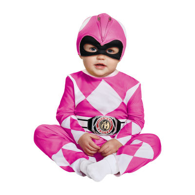 Girls Pink Ranger Classic Costume - Mighty Morphin