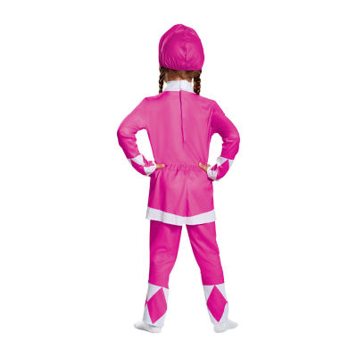 Girls Pink Ranger Classic Costume - Mighty Morphin