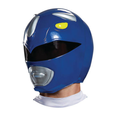 Adults Blue Power Ranger Helmet - Mighty Morphin