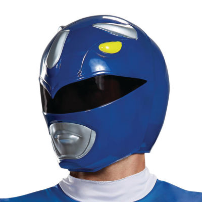 Adults Blue Power Ranger Helmet - Mighty Morphin