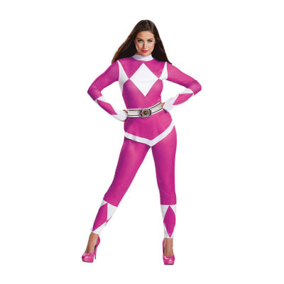 Womens Womens Pink Ranger Deluxe Costume - Mighty Morphin Costume