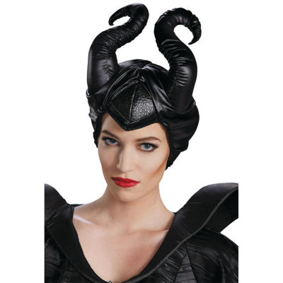 Womens Princess Maleficent Sleeping Beauty Horns Costume Accessory